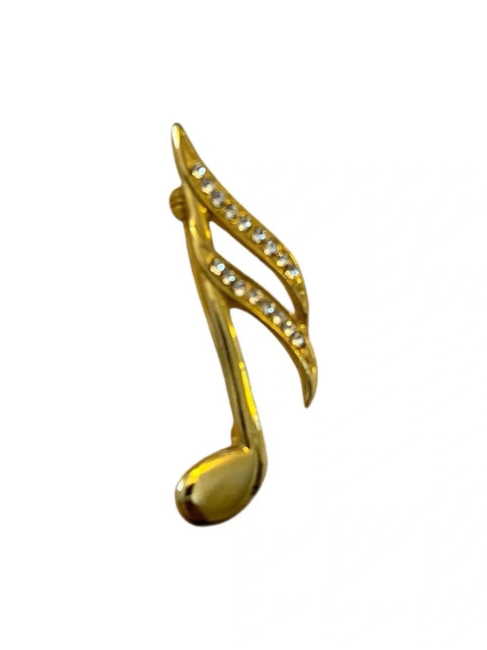 2’ Gold-Tone Music Note‎ Brooch